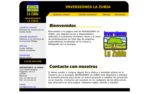 Inversiones La Zubia
